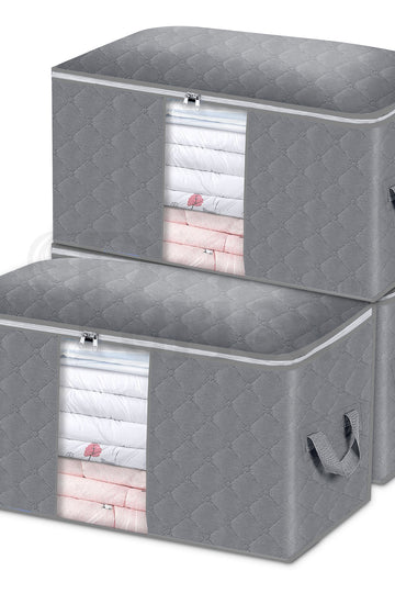 3 Pack Storage Organiser - JNST24GRY-PK3 Periea